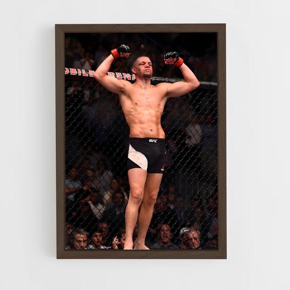 Poster The Octagon Warrior – affiche MMA (vue 5)